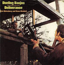 Duelling Banjos, single cover, from the sound track of the movie Deliverance, via Wikipedia